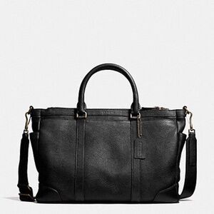 Coach 71067 Bleecker Metropolitan Black Leather Bag 100% Authentic